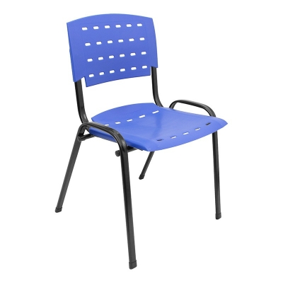 Kit 8 Cadeiras WP Flex Polipropileno Azul