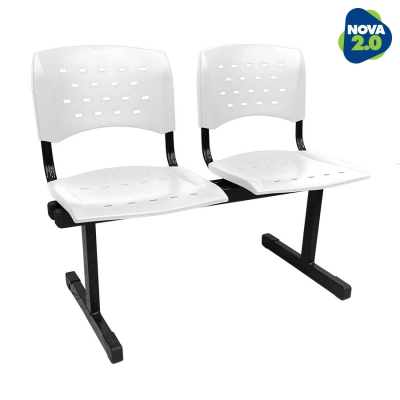 Longarina 2 lugares WP Plus - Branca