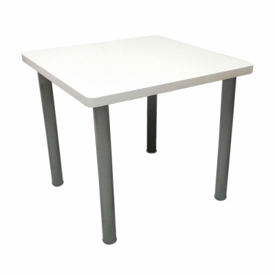 Mesa Lisa com 4 Cadeiras WP Kids Cinza Pastel