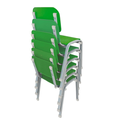 Kit 6 Cadeiras WP Kids Polipropileno Verde