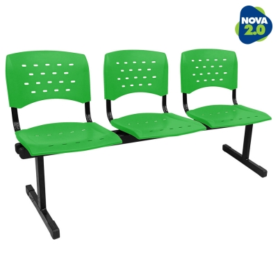 Longarina 3 lugares WP Plus - Verde