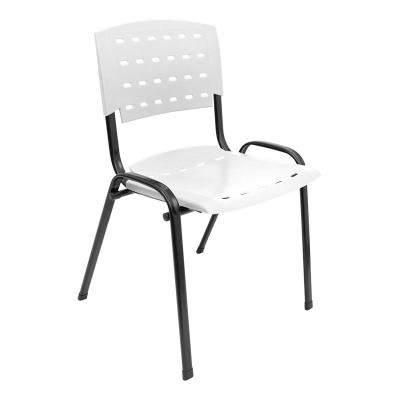 Kit 8 Cadeiras WP Flex Polipropileno Branca